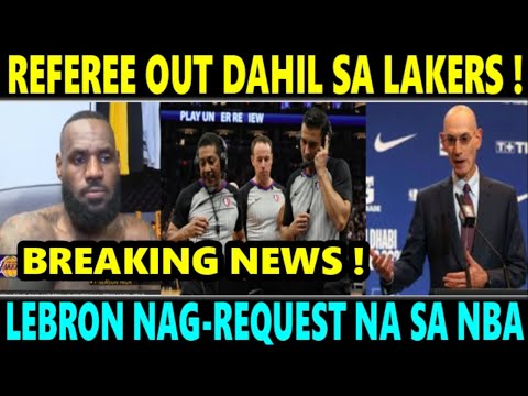 BREAKING! Referee OUT dahil sa LAKERS! LeBron Nag-REQUEST NA sa NBA matapos MATALO sa WARRIORS