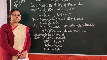 Class-4th:-English Reader:-Lesson-12:-C.V.Raman:A Great scientist:-Question-Ans & Exercise-2,3,4,5&6