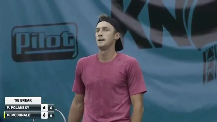 Tennis fail - Polansky loses the first set to an UNDERHAND server McDonald