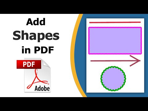 ভিডিও: আমি কিভাবে Adobe Acrobat Pro তে একটি আকৃতি সন্নিবেশ করব?