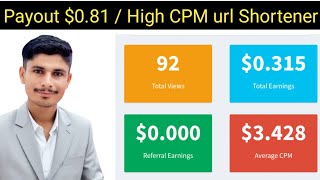 Full Best Url Shortener Earn Money 2026 | High CPM Url Shortener 2026 | Url Shortener Payment Proof 2026 News