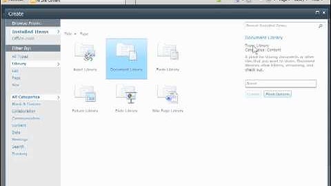 SharePoint Server 2010 Training: How to Use Libraries