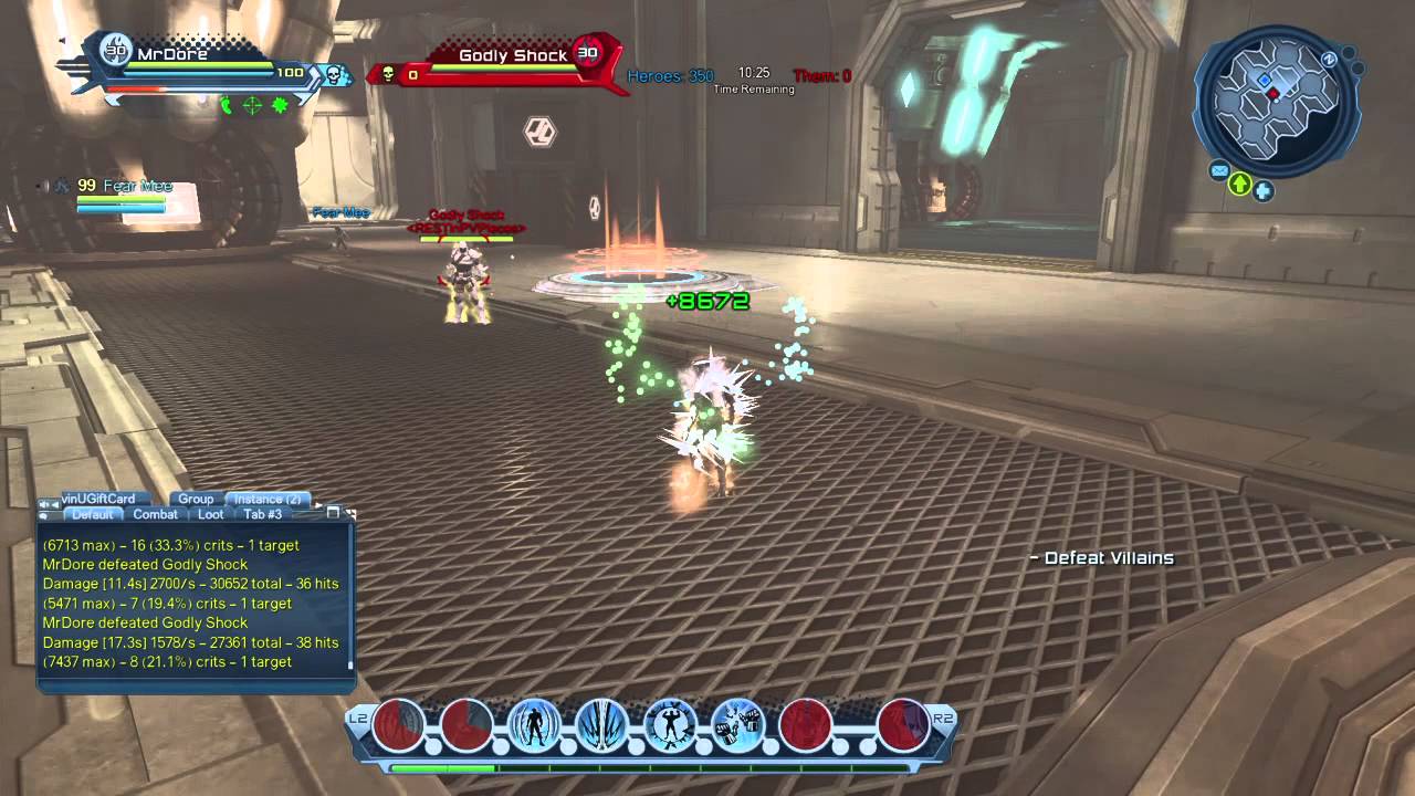 Dcuo MrDore Vs Godly Shock (Friendly Scrimmage)