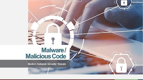 02 06  Modern Network Security Threats - Malware