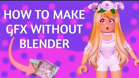 HOW TO MAKE A ROBLOX GFX WITHOUT BLENDER (JUST NEED STUDIO)