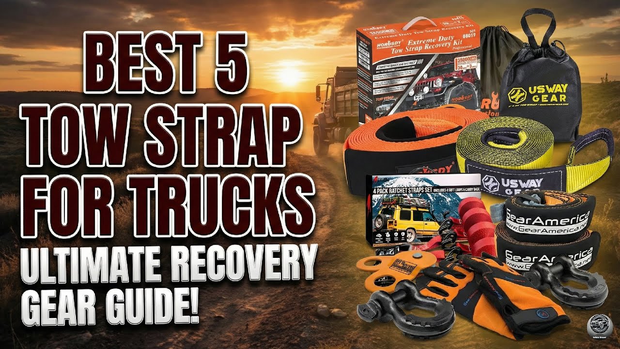 Best Tow Strap For Trucks 2026: Don't Get Stuck Without These! (Review & Guide)