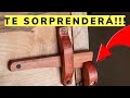 Cómo Hacer Una Cerradura De Madera - INCREDIBLE WOODEN LATCH