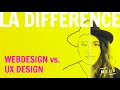 Ux design  webdesign  cest quoi la diffrence 