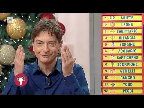 L’oroscopo della settimana di Paolo Fox - Mezzogiorno in famiglia 09/12 ...