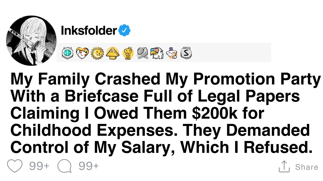 My Family Crashed My Promotion Party With a Briefcase Full of Legal Papers Claiming I Owed Them...