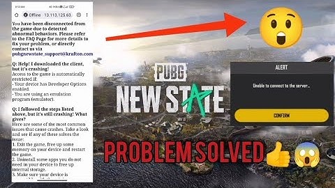 Pubg new state not opening|unable to connect server problem fixed|How to fix pubg new state problem