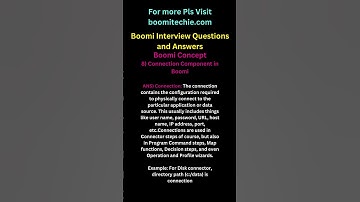 Boomi Interview Q&A 8 #boomi #mulesoft #workato #webmethods #tibco #microsoft #ibm #salesforce