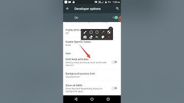Stay awake & Show all ANRs mode setting on Symphony Phone
