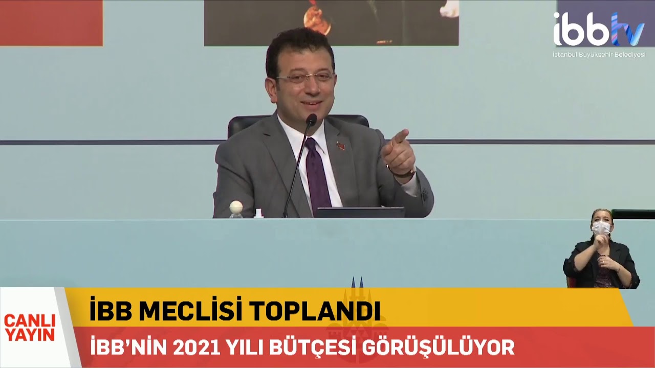 İBB Meclisi’nde 2021 bütçe görüşmeleri yapılıyor.