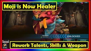 Paladins 7.3 Feudal Fables - Moji Rework skills, weapons, Healing, First look Gameplay