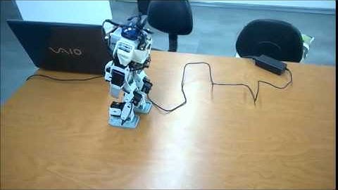 modified Bioloid Biped Robot