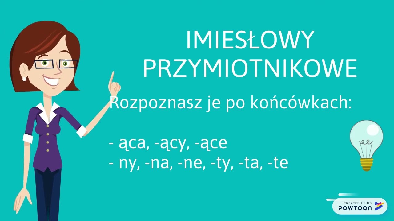 Imiesłów Przymiotnikowy I Przysłówkowy Sprawdzian