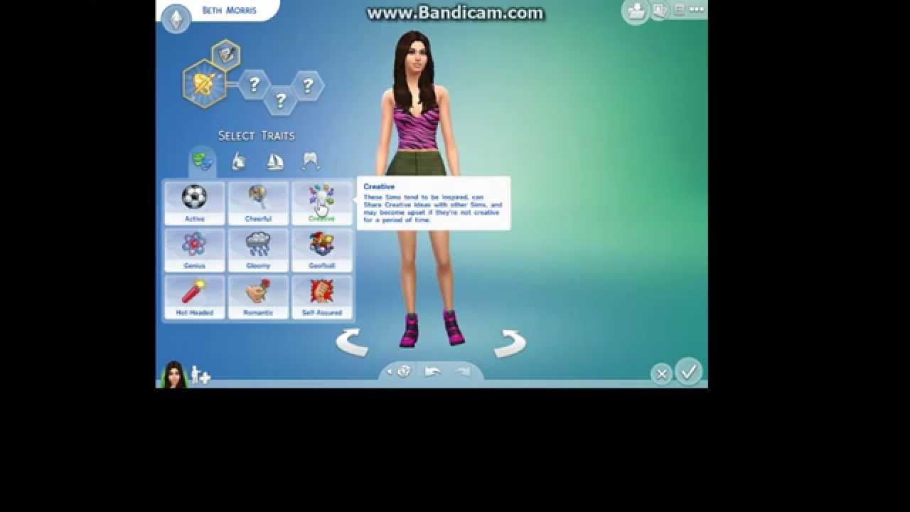 Sims 4 episode 1 create a sim :) - YouTube