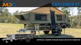 Quick Setup: MDC EXPLORER FF Camper Trailer