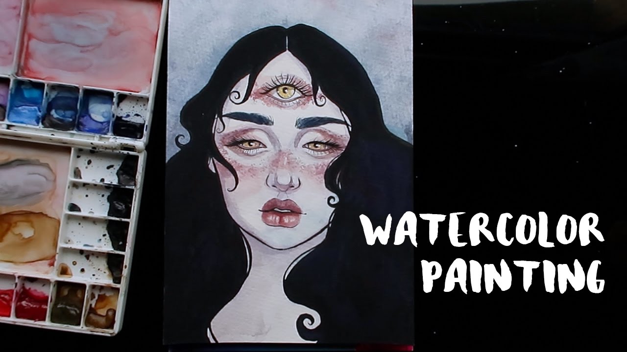 ✦ Eyes of the Seer ✦ Watercolor Speedpaiting ✦