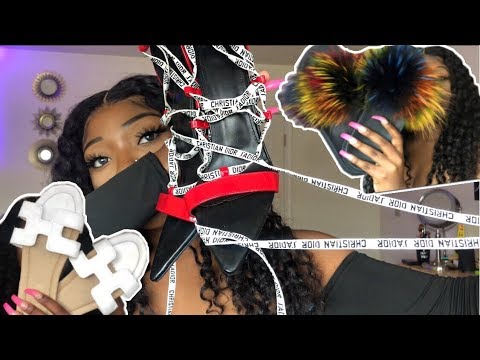 Luxury AliExpress Shoe Haul! Heels & Slides Designer Dupes Under $30! | Lauryn G. - YouTube