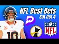 NFL WEEK 5 BEST BETS!! SUNDAY OCTOBER 5 On PRIZEPICKS and UNDERDOG IN THE NFL 10/05/25