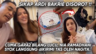 ARDI BAKRIE& NIA RAMADHANI KAGET DAPET KIRIMAN dariNagita..CARA NIA UCAPKAN TERIMAKASIH BIKIN SALFOK