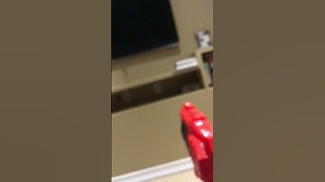 Nerf Mega Tri-Break firing #nerf #nerfblaster #shorts #shortvideo #short