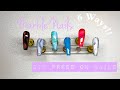 Marble Nails Tutorial - 6 Ways! DIY Press On Nails