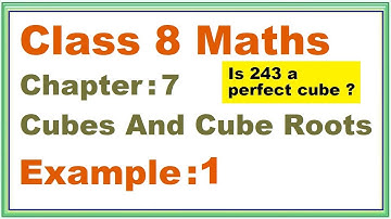 EXAMPLE (1) Chapter:7 Cubes And Cube Roots | Ncert Maths Class 8 | Cbse