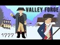 Valley Forge, 1777 (The American Revolution) cartoon