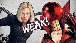 Top 10 Marvel Characters Too Weak For The MCU