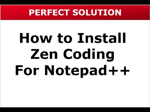 zen coding for notepad++ download