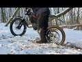 13000W middrive ebike Garmata Evo prototype winter ride testing