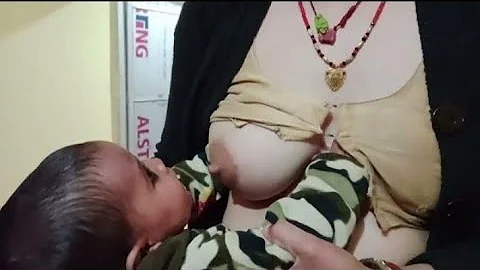 new Desi single mom indian breastfeeding village Vlogs ❤️