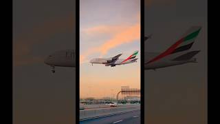 ✨ Massive A380 Arrival #emirates #a380 #arival #epiclanding #shorts #ytshorts #fypシ゚viral