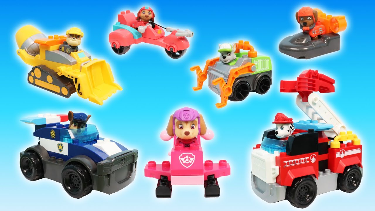 ⁣メガブロック パウ・パトロール ザ・ムービー 　スーパービークルのブロック大集合！ Paw Patrol The Movie MEGA BLOKS