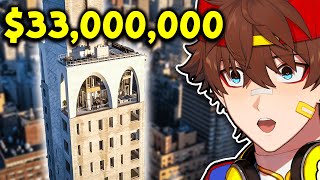 $33,000,000 Futuristic Mansion in the SKY! | Kenji Reacts