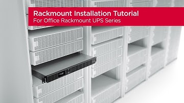 CyberPower Office Rackmount UPS Series (Refreshed Ver.) Product Installation Tutorial