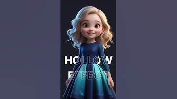 How to make Hollow Text Effect in Canva