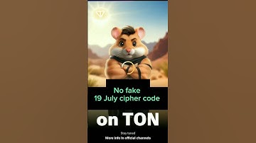 Hamster kombat cipher code 19 July