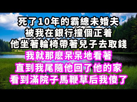 死了10年的霸總未婚夫，被我在銀行撞個正着，他坐著輪椅帶著兒子去取錢，我就那麽呆呆地看著，直到我尾隨他回了他的家，看到滿院子馬鞭草后我傻了#爽文完結#一口氣看完#小三#豪門#霸總