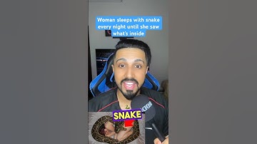 Woman sleeps with snake every night until she saw what’s inside #shorts #facts #story