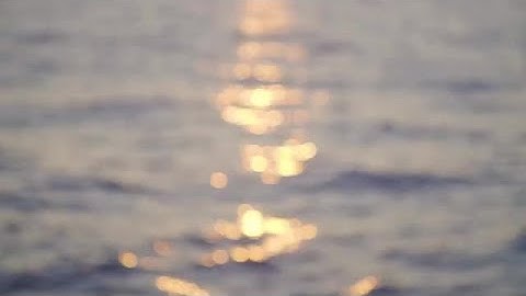 Blurred Sunlight Reflections On Water Stock Video