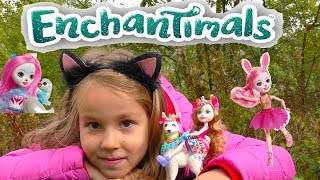 #Мультик Куклы #Энчантималс Домик Данессы Оленни #Enchantimals новые серии с игрушками для девочек