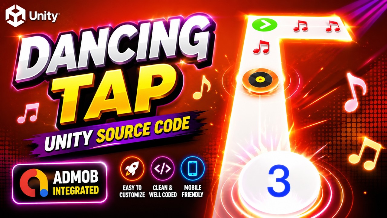 Dancing Tap - Unity Source Code | Unity 2D Casual Game Template - YouTube