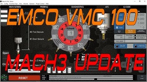 EMCO VMC100 Mach3 Screen Update