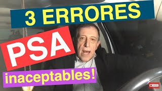 PSA. 3 errores que lo pondrán en peligro