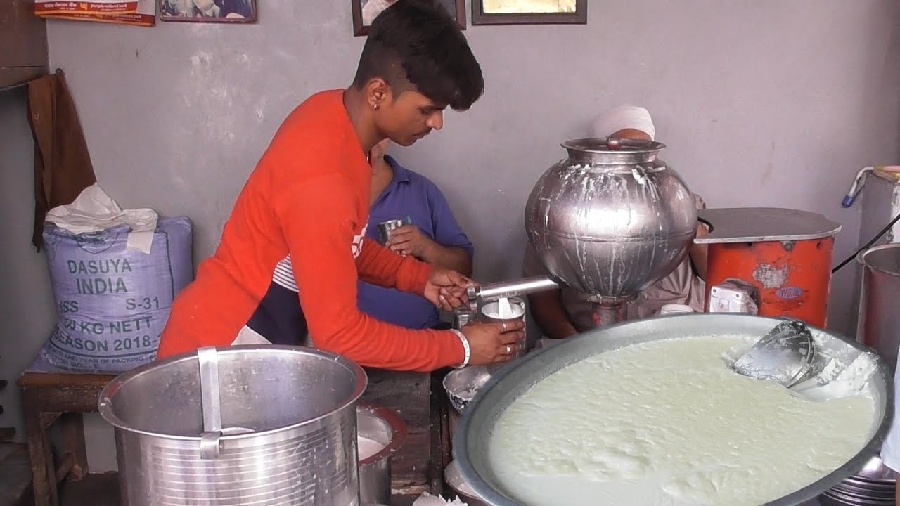 Punjabi Lassi - Full Glass @ 40 rs & Half @ 25  rs - Curd @ 6 rs Per 100 Gram | Indian Food Loves You