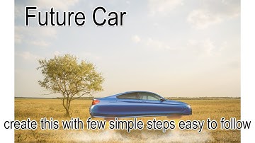 concept car in photoshop - create a futuristic concept car in photoshop 2020